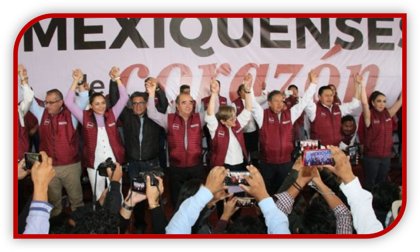 Alcaldes y funcionarios federales entre los 67 aspirantes para ser candidato de Morena al gobierno de EdoMex.