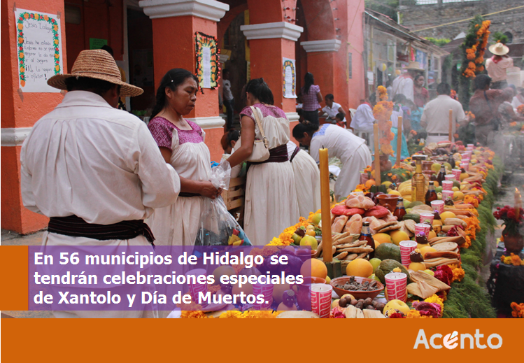 56 municipios de Hidalgo, se suman a celebración del Xantolo.