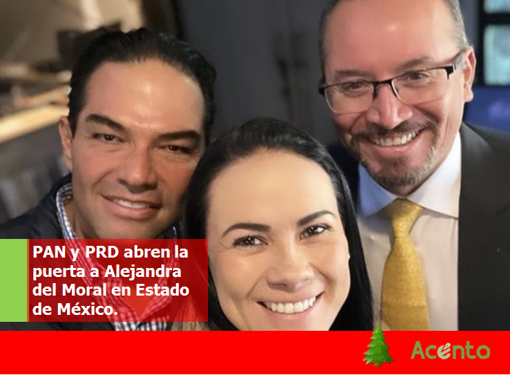 Alejandra del Moral, tiene aprobación de PAN y PRD para ir por EdoMex.