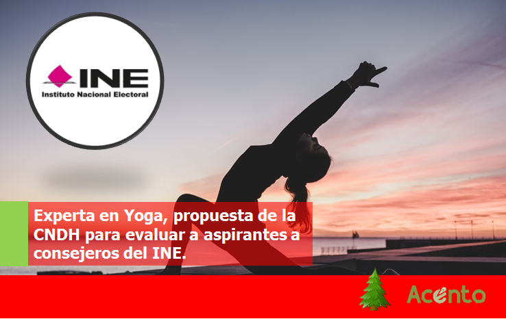 Experta en Yoga, sinodal para quienes aspiren a ser de los nuevos consejeros del INE.