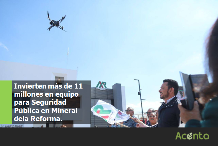 Invierten más de 11 millones para seguridad pública de Mineral de la Reforma.