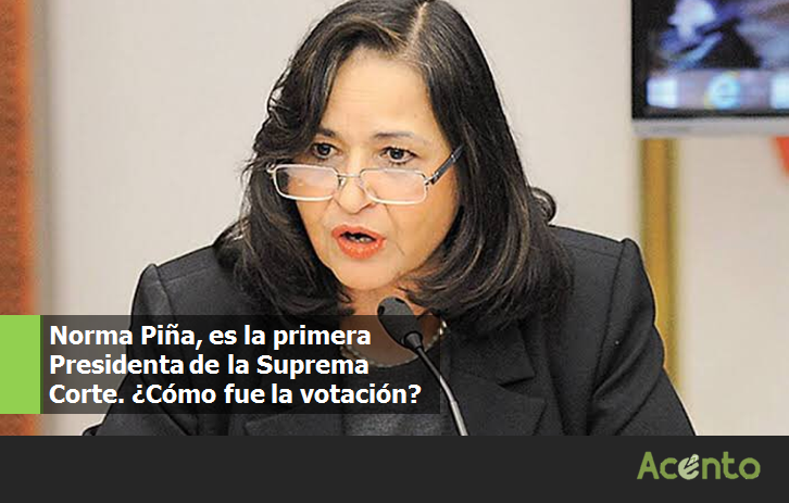 Norma Piña, es la primera mujer en la historia en presidir la SCJN.