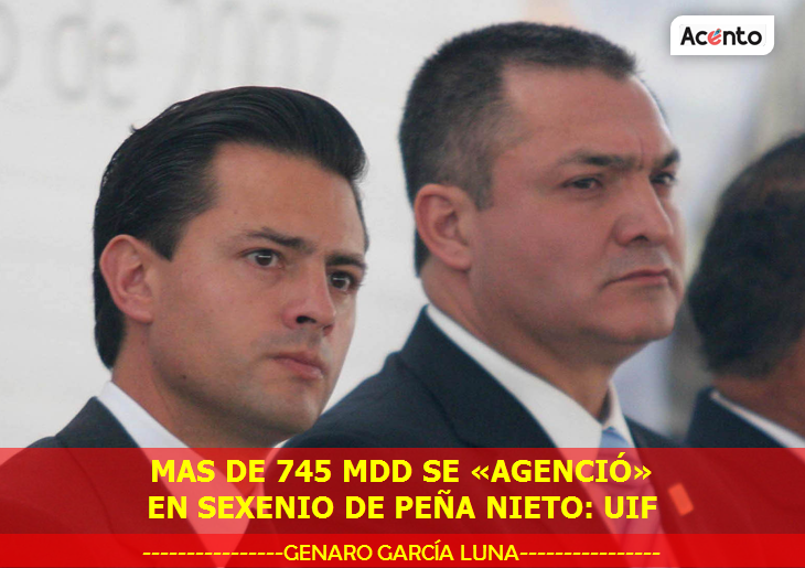 “Hurto” de 745 millones dólares al dinero público  en sexenio de Peña, por parte de García Luna.