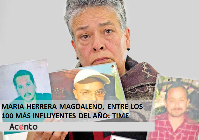 María Herrera, una madre buscadora de desaparecidos en México, entre las 100 personas más influyentes del mundo.