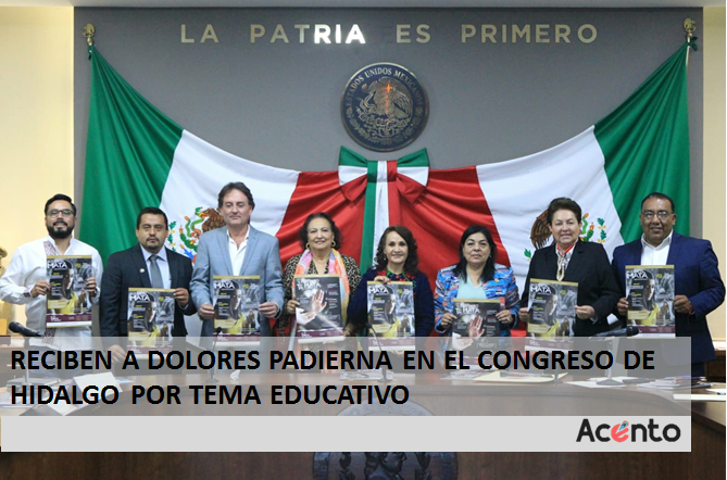 Dolores Padierna, visitó Congreso de Hidalgo, como representante de SEP Federal.