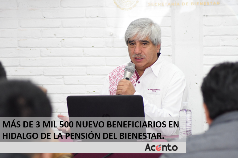 Casi 4 mil nuevos beneficiarios de la Pensión del Bienestar en un mes: AMZ