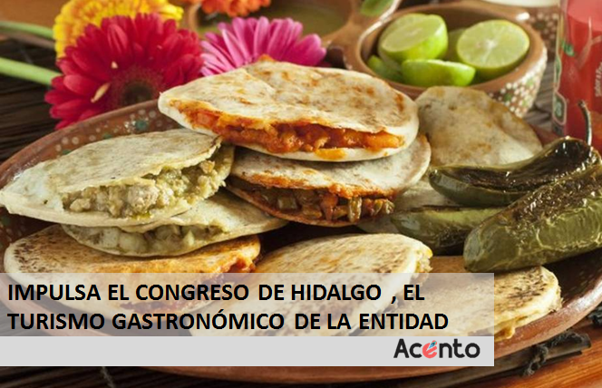 Impulsa Congreso, el turismo gastronómico del Estado.