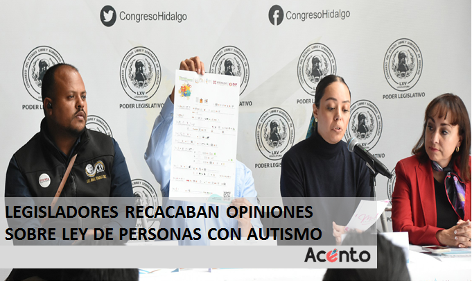 Busca Congreso de Hidalgo recabar opinión sobre la Ley de Personas con Autismo