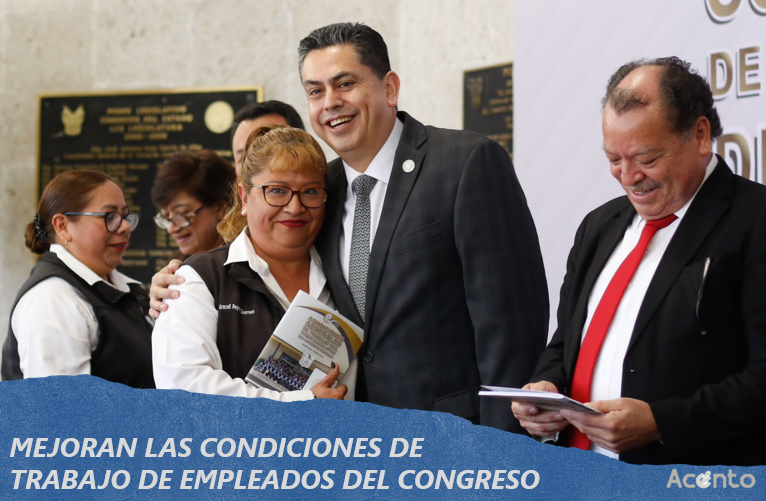 Mejoran condiciones de trabajo, de trabajores del Congreso de Hidalgo