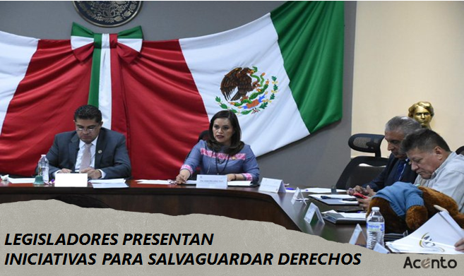 Legisladores de Hidalgo presentan iniciativas para salvaguardar derechos y promover la paz