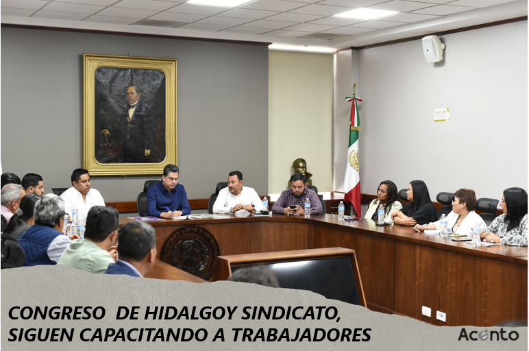Congreso de Hidalgo, continua con la capacitación de sus trabajadores.