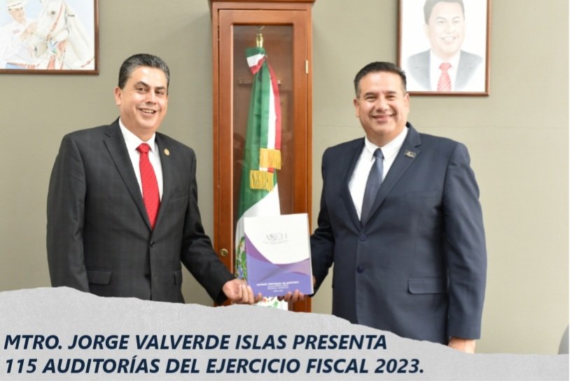Presenta Jorge Valverde Islas 115 auditorías del Ejercicio Fiscal 2023.