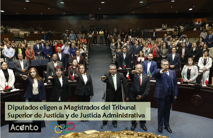 Congreso elige a las y los magistrados del Tribunal Superior de Justicia y del Tribunal de Justicia Administrativa.