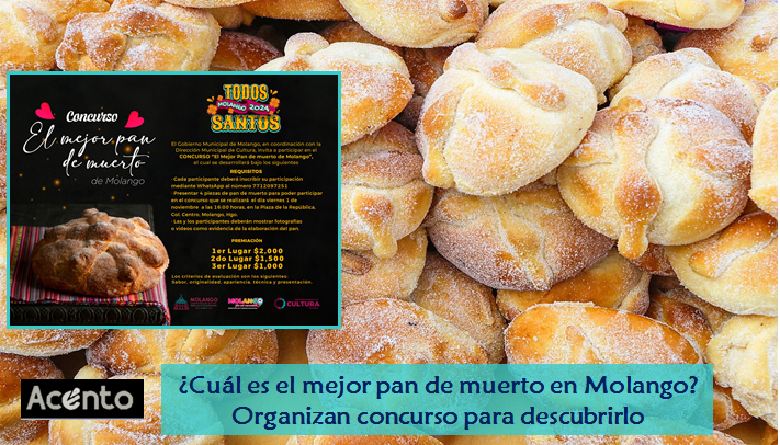 ¿Cuál es el mejor pan de muerto en Molango?. Organizan concurso para descubrirlo.