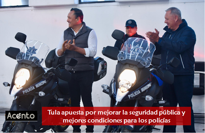 Nuevo equipamiento y Moto Patrullas para fortalecer la Seguridad Pública de Tula de Allende.