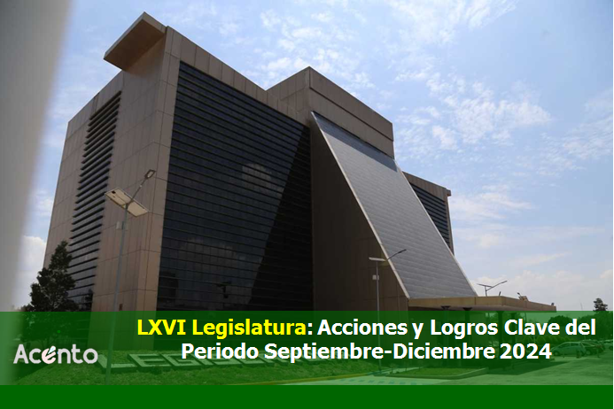 Balance de la LXVI Legislatura: Acciones y Logros Clave del Periodo Septiembre-Diciembre 2024