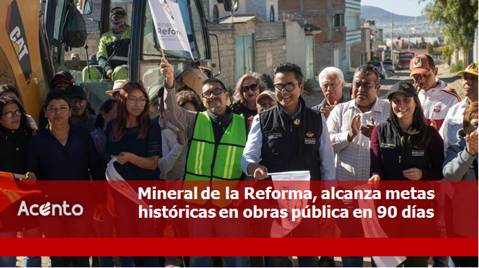 Se logran metas históricas en inversión de obra pública en Mineral de la Reforma: Eduardo Medécigo.