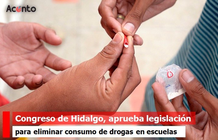 Congreso del Estado busca eliminar el consumo de drogas en centros escolares