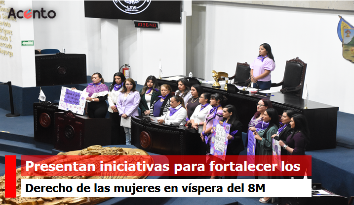 Presentan iniciativas para fortalecer los derechos y el reconocimiento de las mujeres en Hidalgo