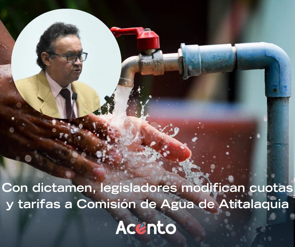 Con dictamen, legisladores modifican cuotas y tarifas a Comisión de Agua de Atitalaquia