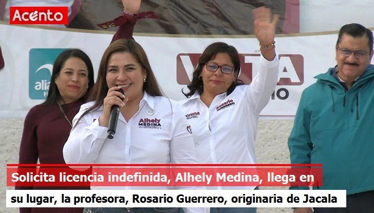 Congreso de Hidalgo recibe solicitud de licencia por tiempo indefinido de la diputada Alhely Medina.