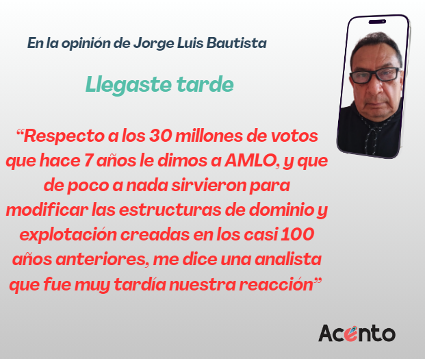 Llegaste tarde
