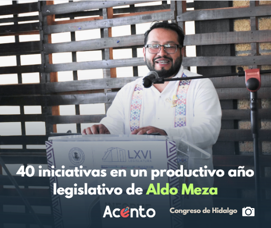 Destaca trabajo en planeación municipal responsable, educación y salud pública en Primer Informe de Aldo Meza.