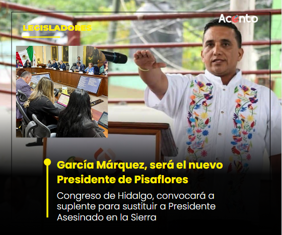 El Congreso da seguimiento al proceso de sustitución en el Ayuntamiento de Pisaflores