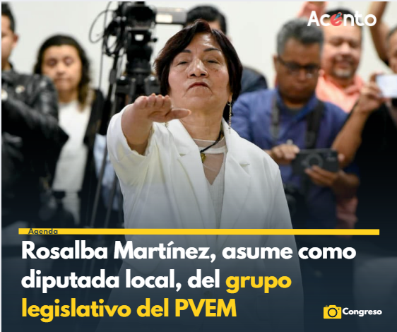 Rosalba Martínez, asume funciones como diputada en la LXVI Legislatura