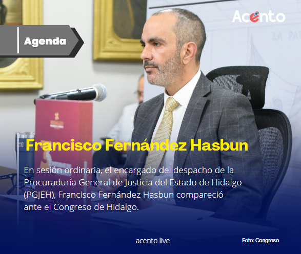 Francisco Fernández Hasbun, encargado del despacho de la PGJEH, comparece ante el Congreso y resalta modernización tecnológica