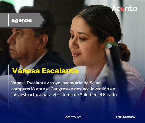 Vanesa Escalante Arroyo, secretaria de Salud, comparece ante el Congreso y destaca inversión en infraestructura