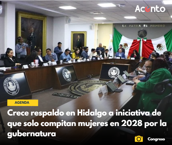 Crece respaldo a iniciativa para que solo mujeres compitan por la gubernatura en 2028