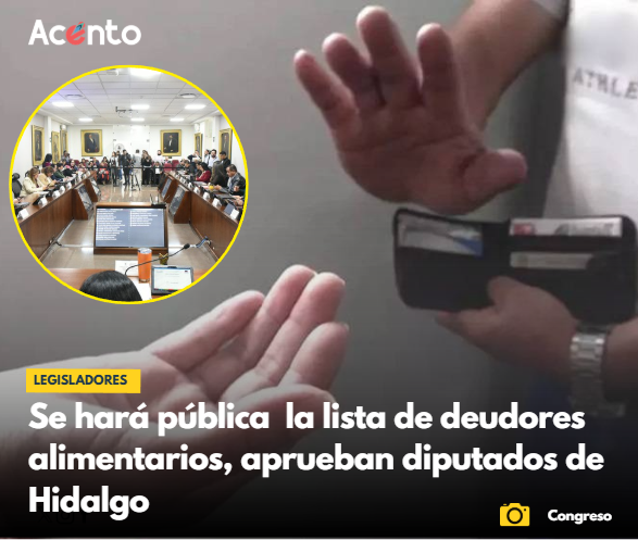 Legisladores aprueban hacer público el Registro de Deudores Alimentarios Morosos