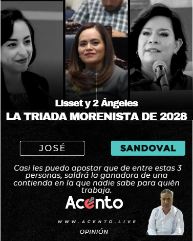 Lisset y 2 Ángeles, la triada externa de Morena para 2028