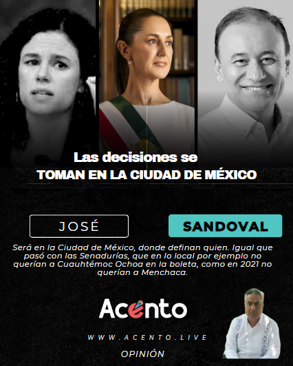 Las decisiones se toman en la Ciudad de México