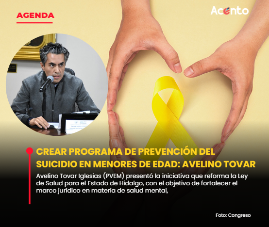 Diputado propone crear el Programa Estatal de Prevención del Suicidio en Niñas, Niños y Adolescentes