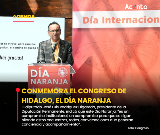 Congreso del Estado de Hidalgo conmemora el Día Naranja con el foro “Redes de mujeres”