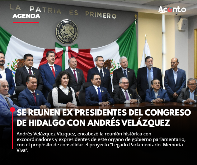 Andrés Velázquez encabeza encuentro histórico para consolidar memoria legislativa del Congreso de Hidalgo