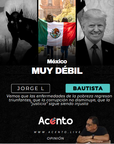México, muy débil.