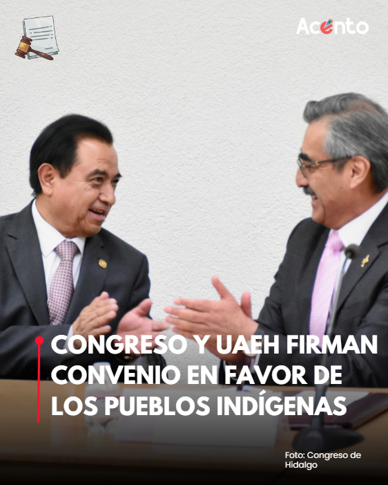 Congreso de Hidalgo y UAEH firman convenio a favor del desarrollo integral de pueblos indígenas