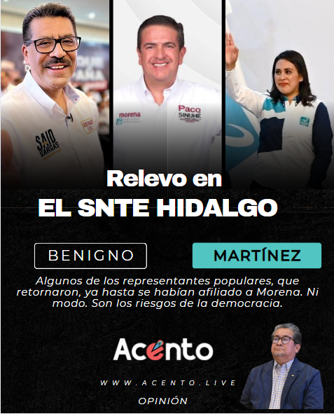 Relevo en el SNTE Hidalgo