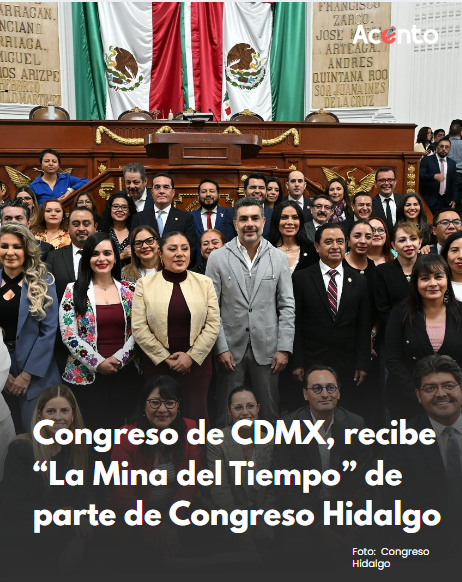 Poder Legislativo reconoce al Congreso de la Ciudad de México con la distinción La Mina del Tiempo