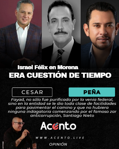 Israel Félix en Morena, sólo era cuestión de tiempo