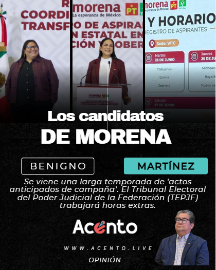Los candidatos de Morena