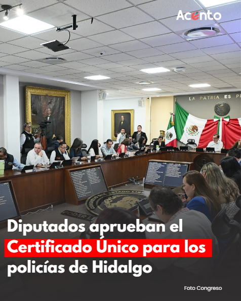 LXVI Legislatura fortalece profesionalización policial con reforma sobre el certificado único