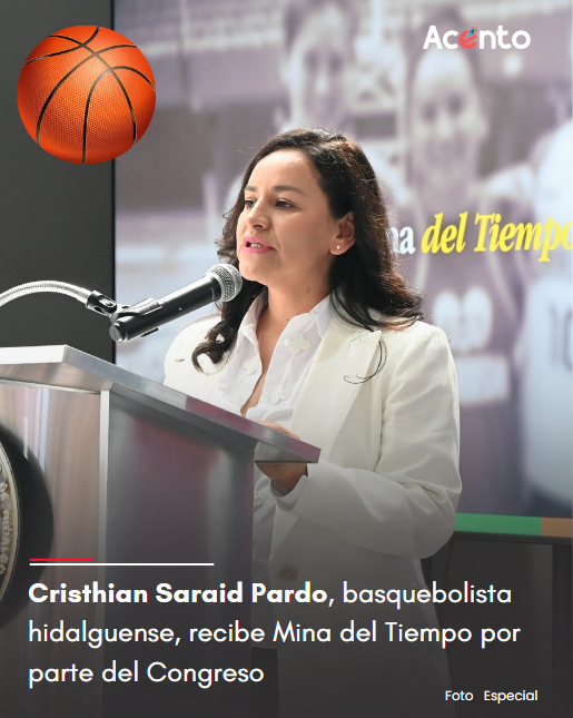 Cristhian Saraid Pardo Villeda, recibe la “La Mina del Tiempo” por su destacada trayectoria en el baloncesto