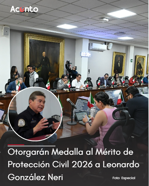 Poder Legislativo otorgará la Medalla al Mérito de Protección Civil 2026 a Leonardo González Neri